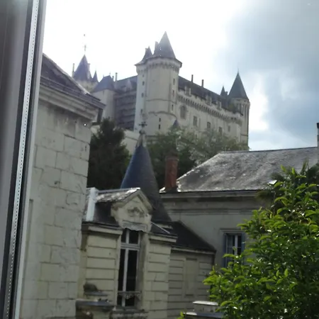 Vue Sur Chateau Et Loire